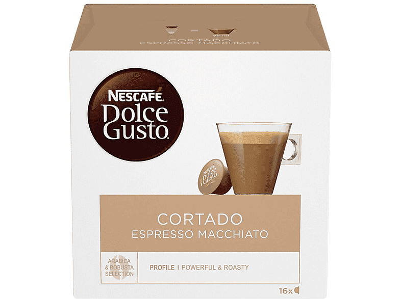 Kapsułki NESCAFE Dolce Gusto Cortado Espresso Macchiato 16 porcji
