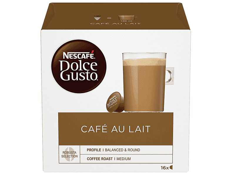Kapsułki NESCAFE Dolce Gusto Cafe Au Lait 16 porcji