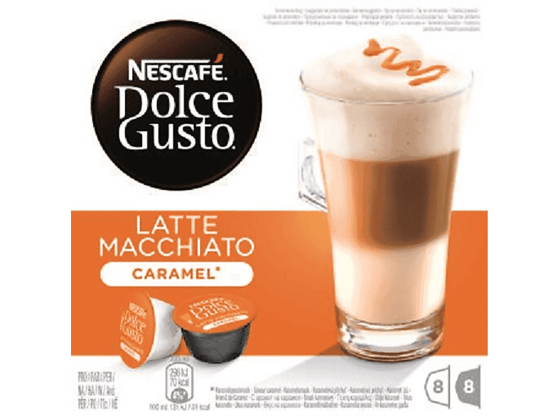 Kapsułki NESCAFE Dolce Gusto Latte Macchiato Caramel 8 porcji