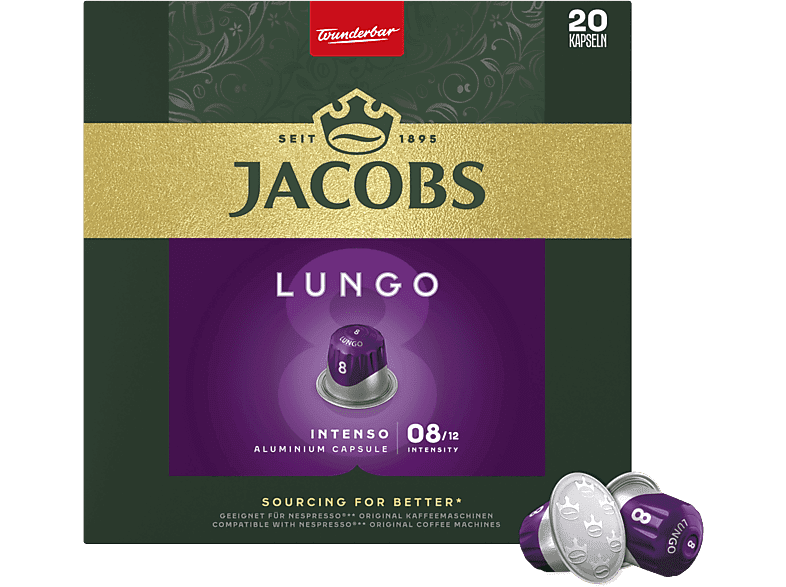 Kapsułki JACOBS Lungo 8 Intenso 20 szt.