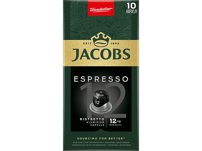 Kapsułki JACOBS ESPRESSO 12 RISTRETTO 10 porcji