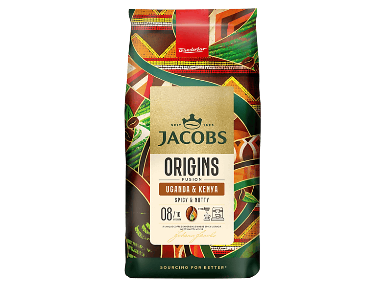 Kawa ziarnista JACOBS Origins Fusion Uganda & Kenya 1kg