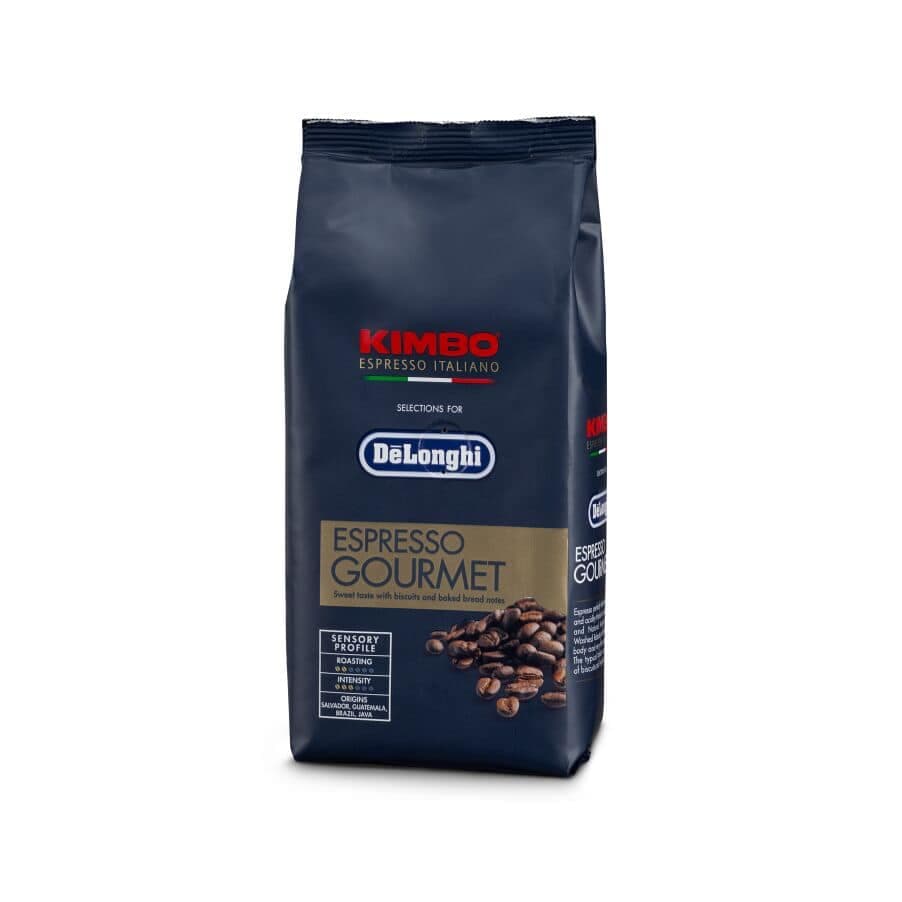 De'Longhi Kawa ziarnista Gourmet Kimbo for De'Longhi, 80% Arabica 20% Robusta, 250g DLSC608