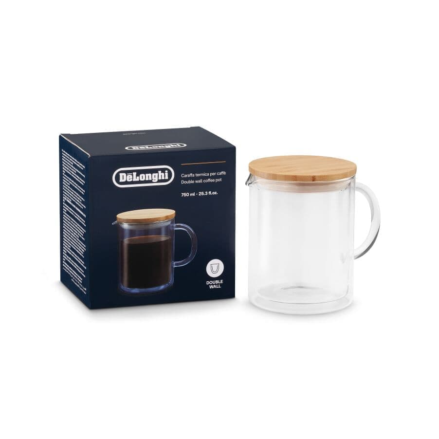 De'Longhi Dzbanek do kawy, termiczny, z podwójnymi ściankami, 750 ml DLSC078